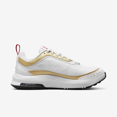 NIKE★WMNS AIR MAX AP★WHITE/BLACK/LLIC GOLD Nike Women's Air Max AP Shoes Sneakers White/Black/Gold