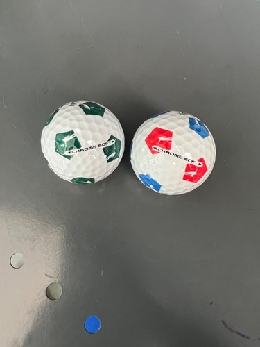 LOGO GOLF BALL-(2) NICE TRUVIS!! NEVER LAY UP….MINTY - Picture 5 of 5
