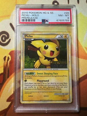 Pokemon TCG 2010 HeartGold SoulSilver pichu prerelease #28