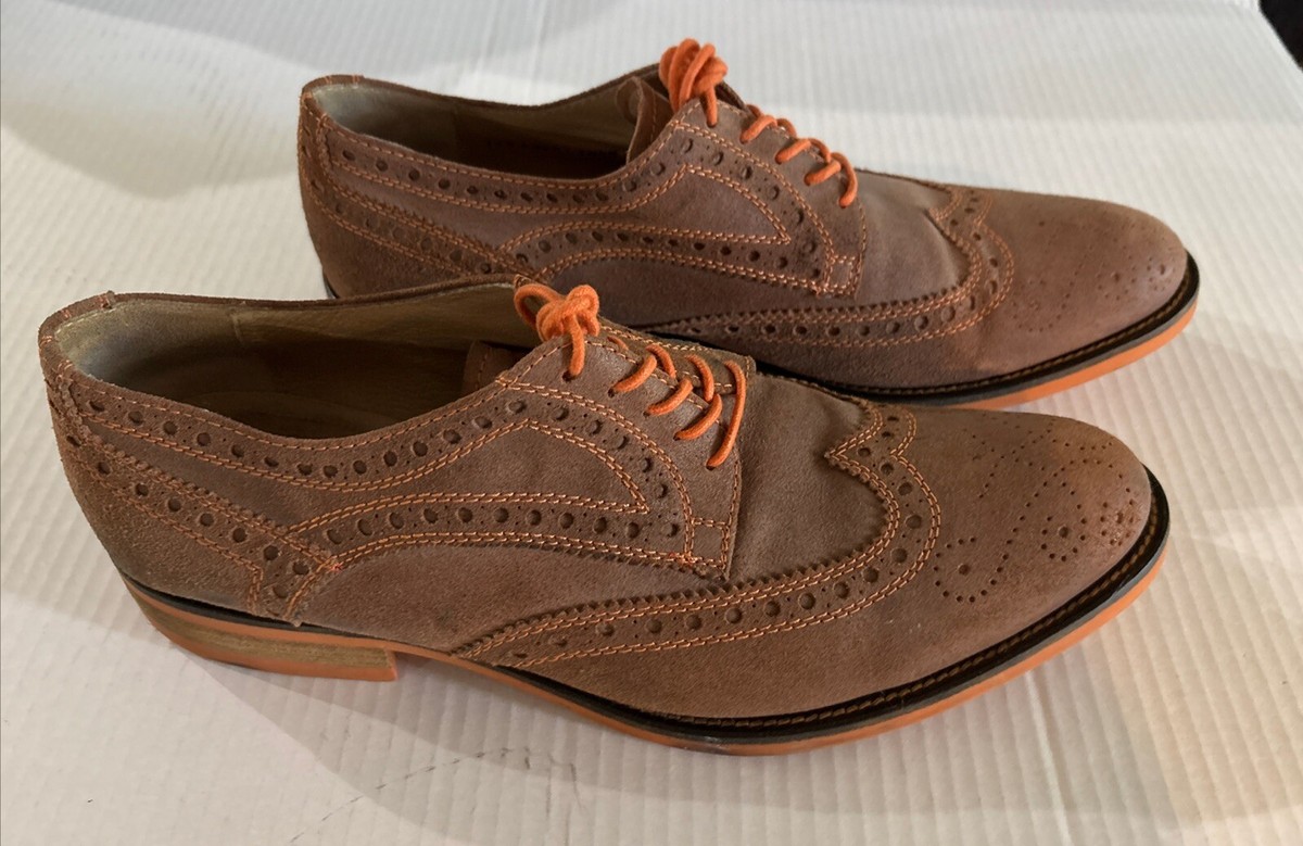 Donald‎ Pliner Oxford Suede Shoes Mens Sz 10.5M Lace Up Tan Donald J Pliner A5 Men main image 2