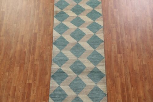 Trendy Gabbeh Kashkoli Wool Modern 10 ft. Runner Rug 3x10 ft. - Picture 4 of 19