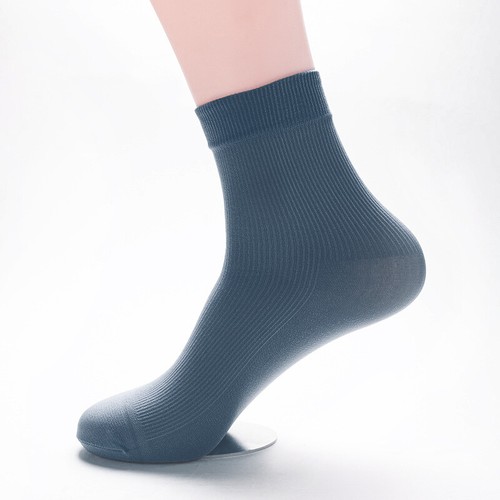 Herren Baumwolle solide lässig elastisch atmungsaktiv Leichtathletik ultradünne Söckchen - Bild 10 von 18