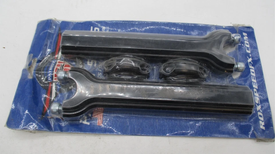 Elevadores retroceso Harley Rox Speed FX Patriot Series negros 8" poste 4R-PR8-01 Foto 3 de 4