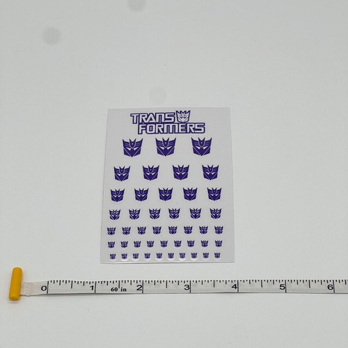 Adesivi logo Transformers Autobot & Decepticon: autentico adesivo segno decalcomania G1 - Foto 17 di 26