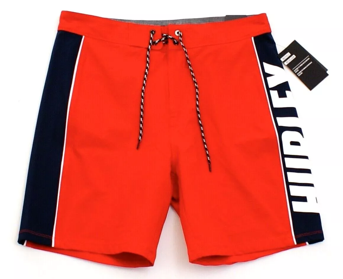 Red hotsell hurley boardshorts
