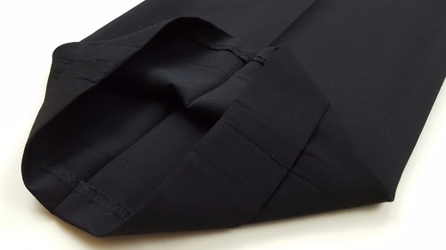 37x28 Black Dress Pants Wool J Crew Mens Trouser Size SZ Flat Front Pant Cuffed - Picture 12 of 12
