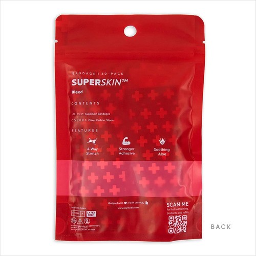 My Medic SuperSkin Verband Wundschnitt Notfall Erste Hilfe Set Pflaster 30 Teile - Bild 2 von 6