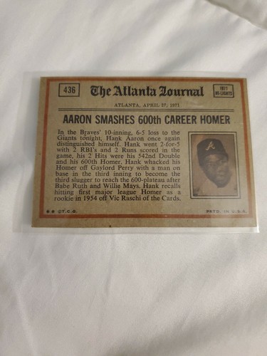 🔥Reggie Jackson , In Action 1971. Topps. 🔥 - Foto 5 di 6