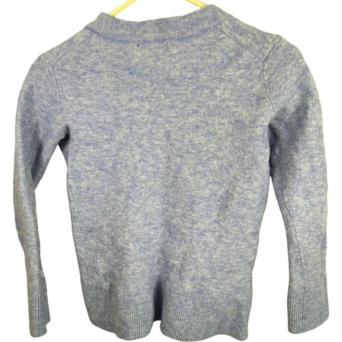Banana Republic Women’s Sweater Light Blue V-neck Wool Blend Size XS W 10 - Picture 2 of 8