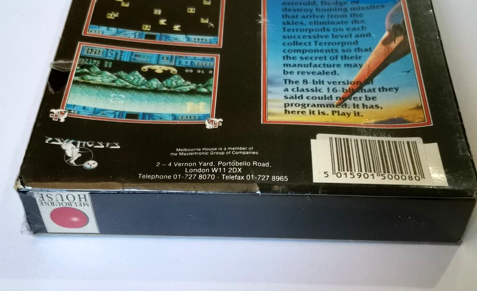 Commodore 64 SEALED Terrorpods game by Melbourne House + Free Working Copy - Image 3 of 4