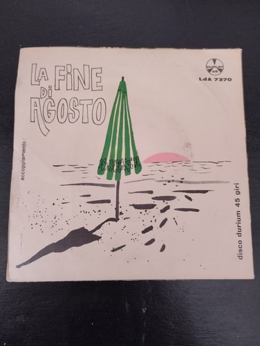 Disco Vinile 45 Giri Little Tony Non Aspetto Nessuno - La Fine di Agosto - Bild 2 von 4