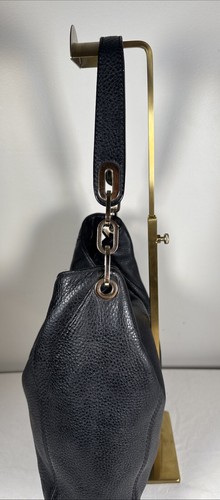 Michael Kors Hobo-Schultertasche Pebble Medium schwarz Leder Beuteltasche authentisch gebraucht, in einwandfreiem Zustand - Bild 9 von 20