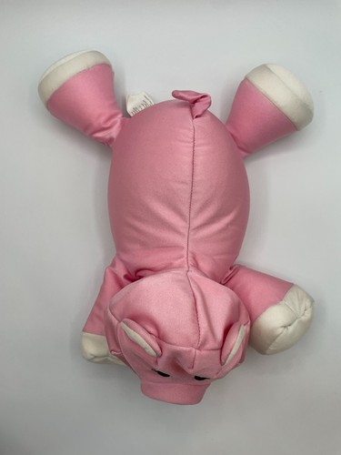 Brentwood Moshi Light Pink PIG Microbead 14" Plush Black Eyes Squishy 15012 HY39 - Picture 3 of 11