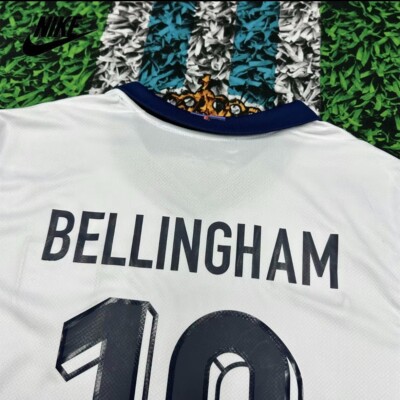 イングランド代表 Nike Bellingham 10番シャツ Lサイズ England Nike Away Stadium Shirt 2024 with Bellingham 10 printing