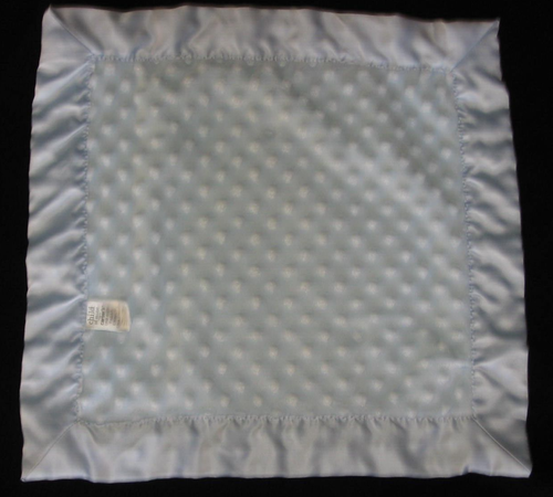 Carters Child Little Blanket of Mine Security Baby Lovey Puppy Blue Minky Dots - Picture 2 of 4
