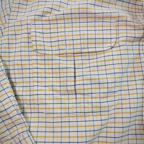 WOOLRICH Men's Size XL Check Reinforced Elbows Long Sleeved Shirt - Picture 5 of 16