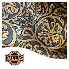 Embossed Leather Cuts  Cowboy Tool Honey  Pre-Cut Sheets Pick your Size  DLC