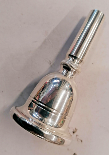 Jk Exclusive Bocchino per Tuba 3A Becco in Ottone Argentato Mouthpiece T3A - Foto 5 di 9