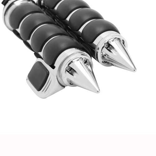 1 Inch Motorcycle Handle Bar Hand Grips Fit for Harley Sportster XL1200 883 Dyna - Picture 9 of 12