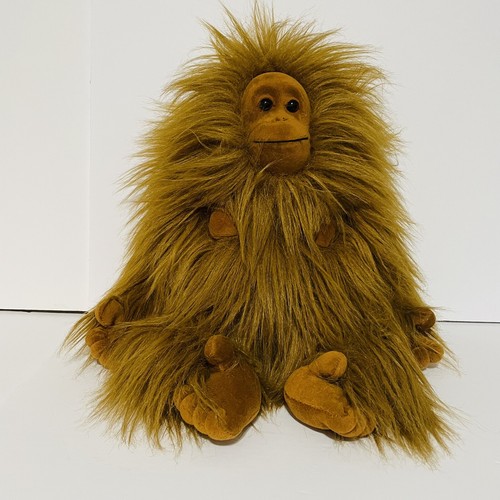 Vintage Plush Creations Inc Orangutan Brown 18” Stuffed Animal Monkey 1988