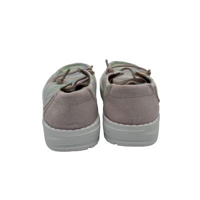 靴 teddy Hey Dude Wendy Toddler Pastel Sox Multi Color Rainbox Size