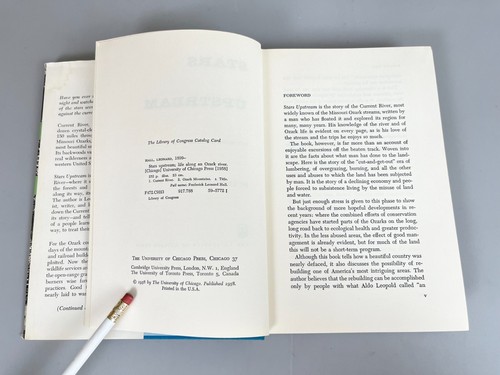 Stars Upstream Life Along An Ozark River, Leonard Hall Signed 1st Ed 1958 HC/DJ - Imagen 13 de 17