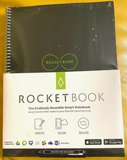 Rocketbook Everlast Smart Notebook Letter Size 8.5" x 11" Pilot FriXion Pen