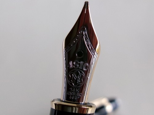 Montblanc Meisterstuck Classique 144 Fountain Pen 14K Nib Name Carved - 第 12/14 張圖片