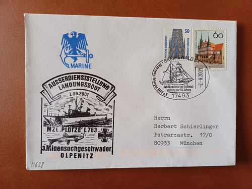Bundeswehr-Marine: Außerdienststellung Landungsboot "L763 Plötze" (2001) - 第 1/1 張圖片