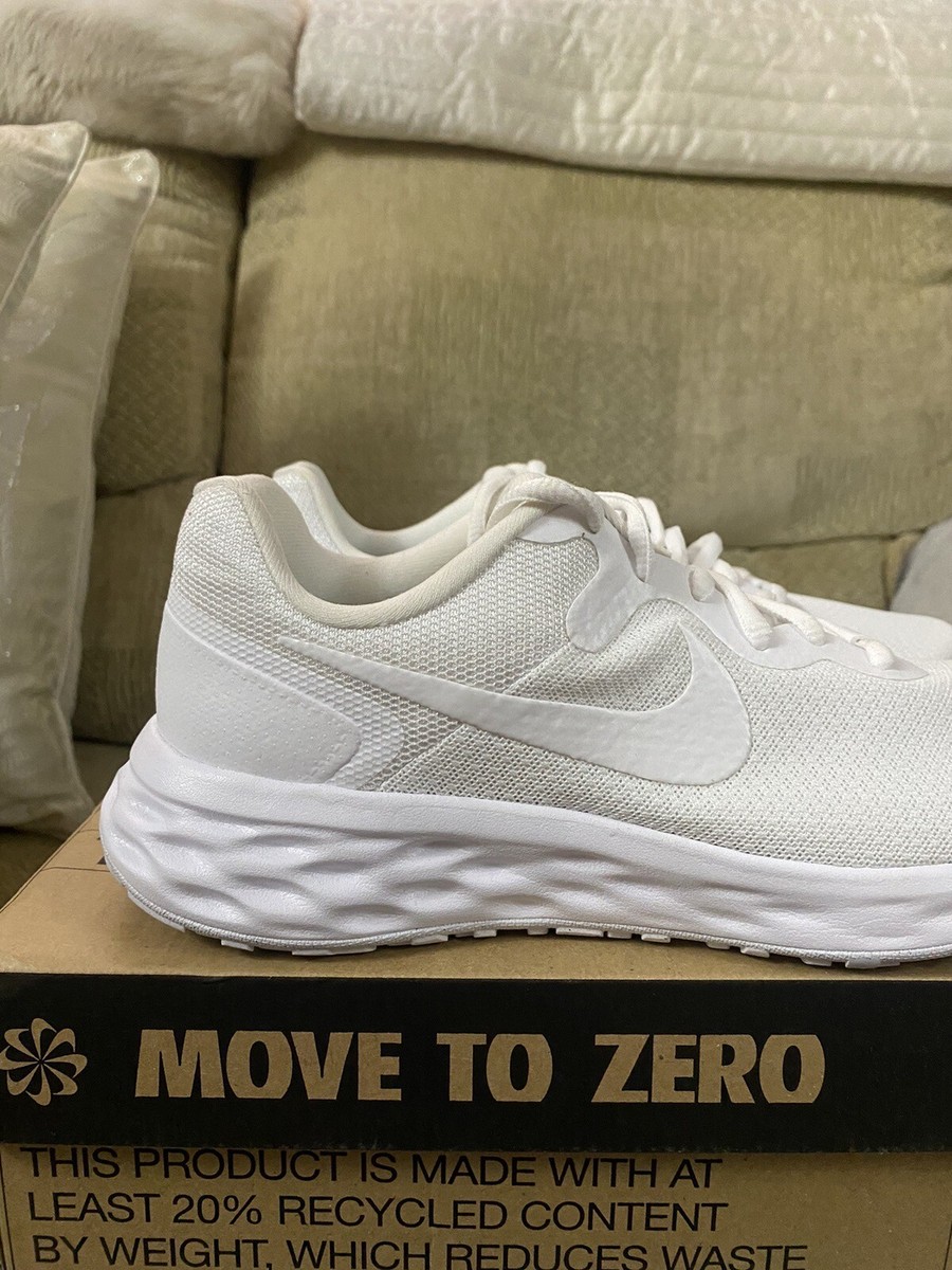 Mens white trainers size best sale 6