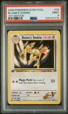2000 POKEMON GYM CHALLENGE 32 BLAINE'S DODRIO 1ST EDITION - PSA MINT 9 