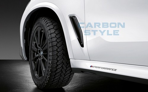 Fit BMW X5 G05 M-Performance Style Gloss Black Side Fender Air Vent 1 Pair 2019+ - Picture 8 of 8