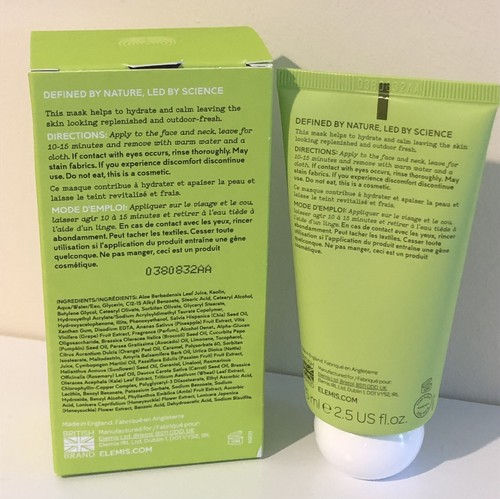 ELEMIS Superfood Vital Veggie Nourishing Green Prebiotic Face Mask 75ml BNIB - Picture 2 of 2
