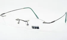 OGI MOD. 603 COL. 65 OLIVE GREEN EYEGLASSES GLASSES RIMLESS 48-20-140mm Korea