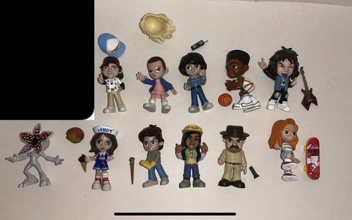 Lote de 11 minifiguras YUME NETFLIX STRANGER THINGS conjunto base completo Eddie serie 1