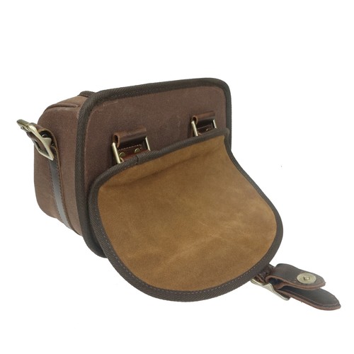 Bolsa de munición de lona de café cartucho portador pistola bolsa con carcasa - Imagen 9 de 14