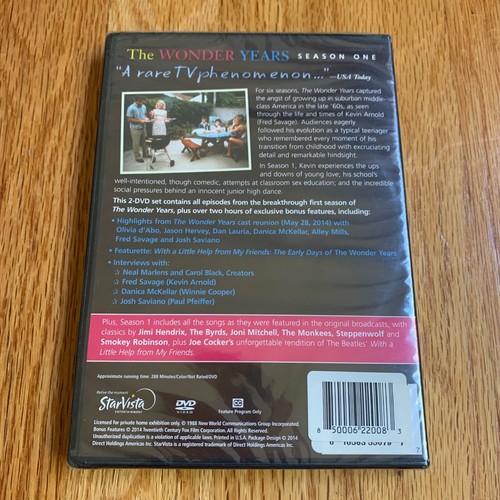The Wonder Years: Season 1 (2 Discs) DVD [SEALED] - Bild 2 von 2