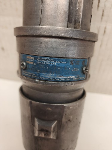 Crouse Hinds APJ6475 60 Amp 4 Pole 600 Volt Model M3 Circuit Breaking Plug - Picture 3 of 11