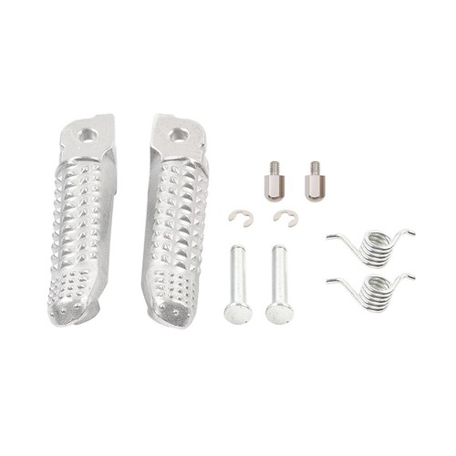 Pair Silver Front Driver Foot Pegs Footrest Pedals For BMW R nineT 2020-2024 - Picture 7 of 7