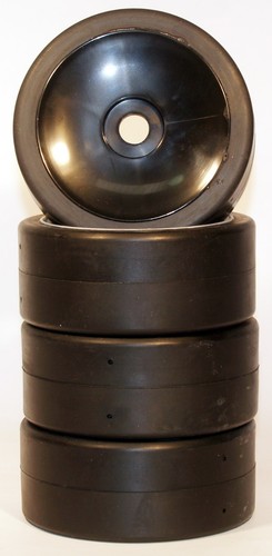 4 piezas 1/8 RC Buggy Coche Neumáticos lisos Pegados Hexagonales 17 mm BKD - Imagen 1 de 2