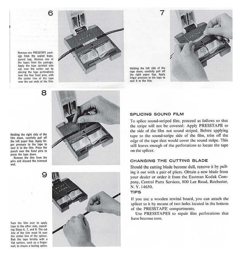 Super-8 Kodak PRESSTAPES Movie Splicing Tape 20 splices NEW Super8mm SEE VIDEO - Picture 7 of 7