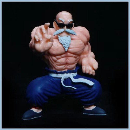 Modellino Dragon Ball Master Roshi 10 cm Kame Sennin statuina PVC action figure. - Foto 7 di 26