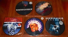 SOUNDGARDEN 5x 7" PICTURE DISC Lot BLACK HOLE / SPOONMAN / DAY / FELL / JESUS