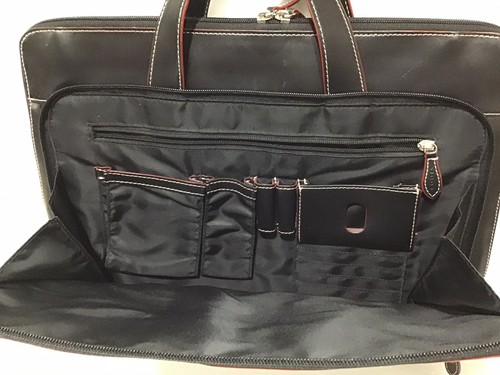 Lodis Audrey Brera leather briefcase w/ shoulder strap EUC - Picture 3 of 6