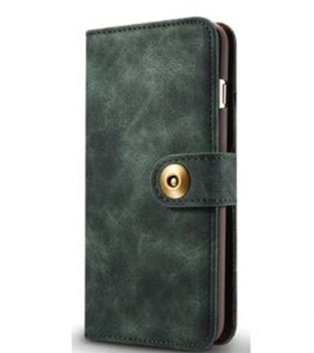 Custodia a portafoglio magnetica iPhone X scamosciata in 6 colori / custodie a portafoglio in pelle di lusso - Foto 10 di 13
