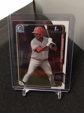 Domingo Leyba 1st Rookie 2015 Bowman Chrome 67 Arizona Diamondbacks Prospect RC