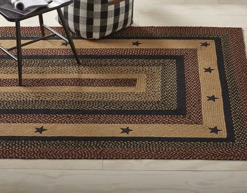 Tappeto zona intrecciata Blackberry Star di IHF Rugs. Ovale e rettangolare. Molte misure. - Foto 16 di 38