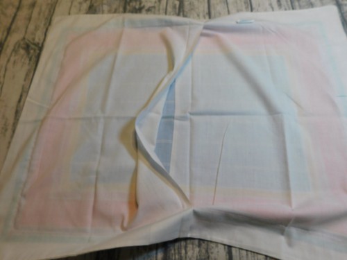 FUNDA DE ALMOHADA DE COLECCIÓN BOB VAN ALLEN FARSA ARCO IRIS RAYAS VARIOS COLORES SPRINGMAID - Imagen 9 de 11