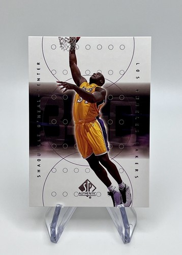 2001-02 SP Authentic Upper Deck Shaq Shaquille O’Neal Card #38 Lakers