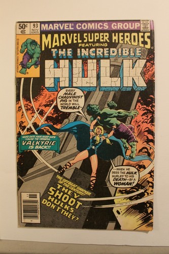 The incredible HULK comic lot of 10 Marvel 1970s-90 SEE PHOTOS aprox $3.50ea #4 - Imagen 7 de 11